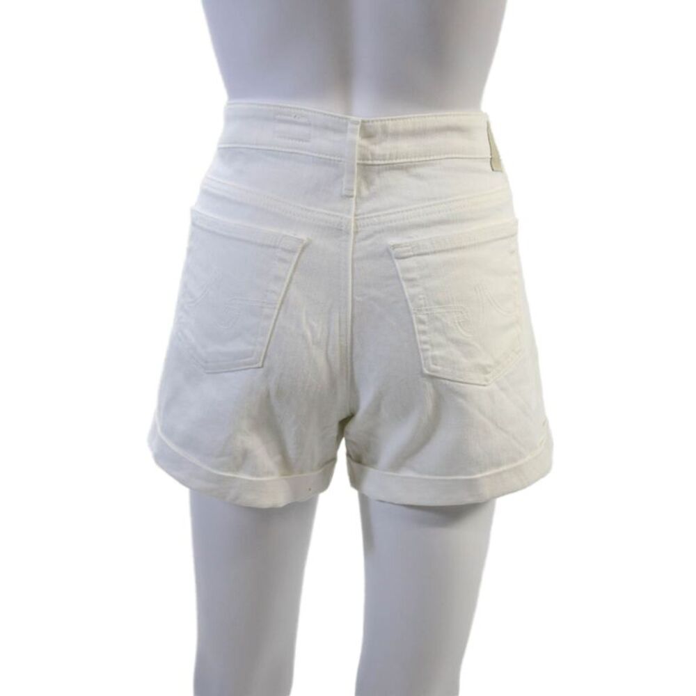Adriano Goldschmied Womens Cotton Zip Button Lined Shorts White Size EUR 29 - Picture 3 of 7